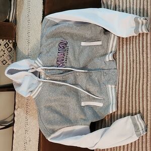 Rue 21 Crop Top Snap Hoodie